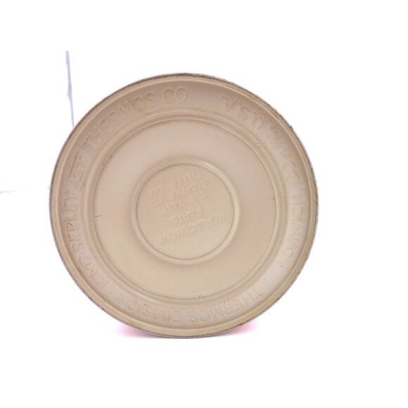 Vintage 1974 King-Seeley Thermos #2410 Red Orange Metal USA Large Tall Hot Cold - Picture 7 of 11